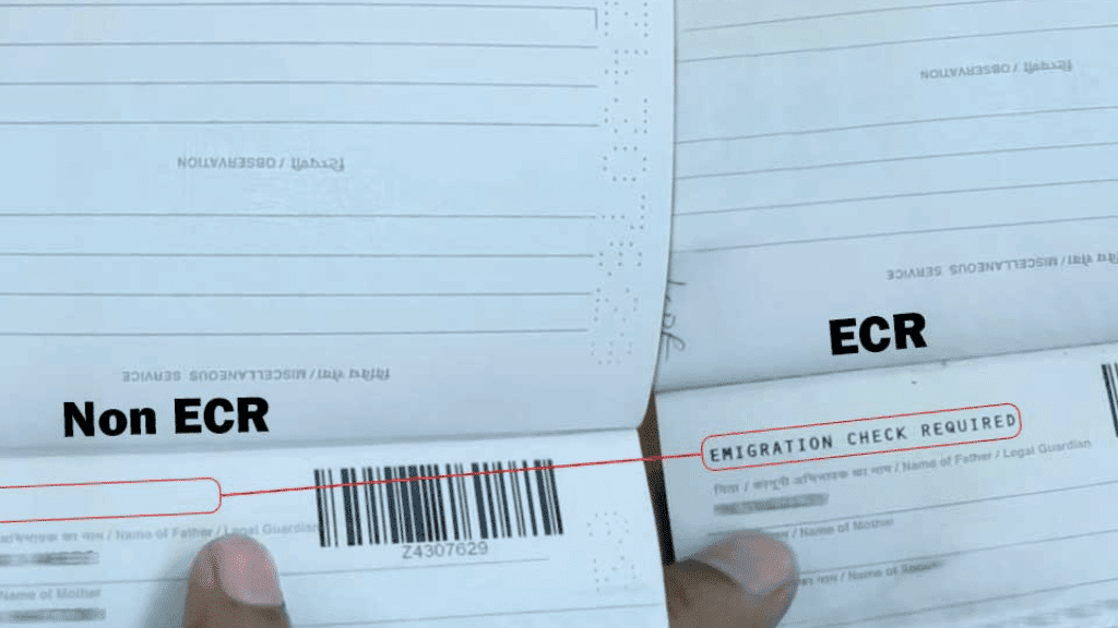 Difference between ECR and ECNR passports